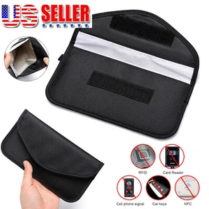 Faraday Tasche RFID Signal Blocking Abschirmung Etui Handy Wallet Case Etui USA - Bild 1 von 14