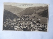 Postcard Schönau bathroom. Black Forest 1927