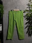 VINTAGE ARMANI JEANS HIPPIE STRIPED GREEN SIZE 34 GOLF WANG TYLER THE CREATOR