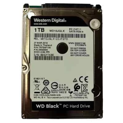 Western Digital 1TB WD10JQLX 7200RPM 32MB SATA 2.5" Laptop HDD Hard Disk Drive - Image 1 of 3