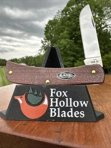 Case XX 2025 Red Burlap Micarta 10137 CS Sod Buster Jr. Knife - Picture 1 of 19