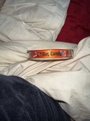 Halloween Skull Ribbon And Got Candy Ribbon Two Different - Image 1 of 4