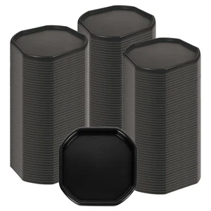 300 x Black Mixing Tray Plastic Tuff Spot Children's Messy Play Compost Cement - Picture 1 of 24