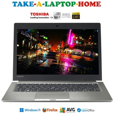 Toshiba i7 SSD Laptop Z-Series Intel 3.1GHz Light & Poweful Full HD 13.3" BOXED - Image 1 of 4