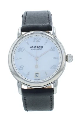 Reloj automático para dama Montblanc Star blanco esfera mop diamante 36 mm 107118 Foto 1 de 4