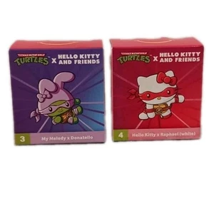 TMNT & Hello Kitty / My Melody Collab McDonalds Happy Meal Toys #3 & #4 NEW - Picture 1 of 2