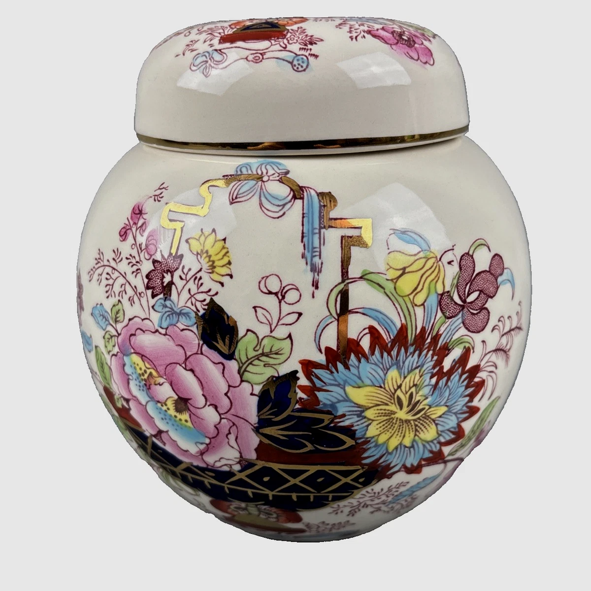 MASON’S メイソンズ 置時計 マンダレイ レッド ビンテージ 置物 Masons Ginger Jar for sale | eBay