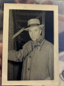 Original persönliches 3,5x5 signed Autogramm Foto Fernando Lamas - Bild 1 von 2