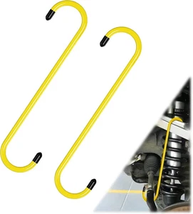 2 Stück Bremssattelaufhänger Bremssattelaufhänger Haken mit Gummispitzen, robuster Stahl, - Bild 1 von 2