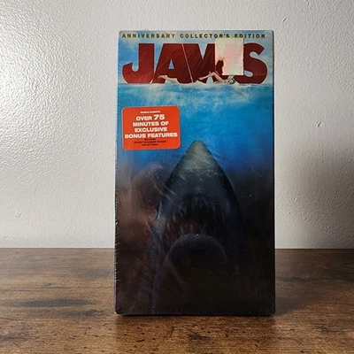 Jaws VHS 2 Tape Anniversary Collectors Edition Double-Pack Factory Sealed Set  - Image 1 of 4