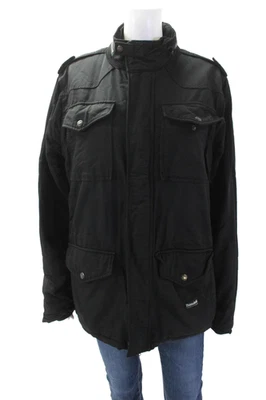 I. Spiewak & Sons Women's Long Sleeves Full Zip Patch Pocket Coat Black Size M - Image 1 of 4