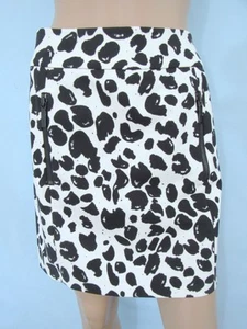 Gonna ad A nuova con etichetta MICHAEL KORS taglia 8 beige crema e nera - Foto 1 di 6