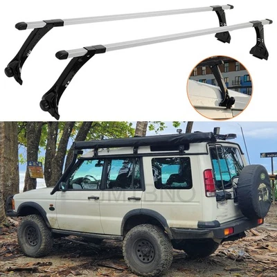 Barra transversal de techo ajustable para furgoneta Land Rover Discovery I II portadores de carga Foto 1 de 4