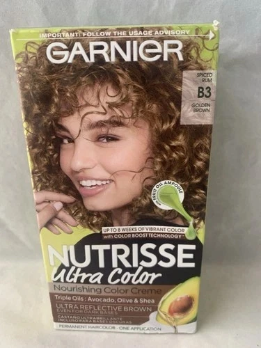 Nuevo color de cabello Garnier Nutrisse ultra nutritivo marrón dorado G-B3 Foto 1 de 1
