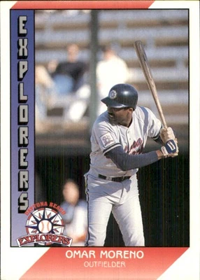 Omar Moreno 1991 Pacific Senior League #46 RC Daytona Beach Explorers - Image 1 of 2