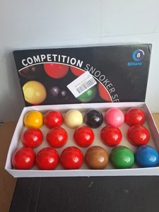 Snooker 17 Ball 1-7/8" Ball Size , Set Standard Excellent Condition , Not Used - Picture 1 of 6