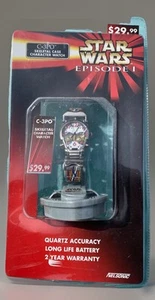 Vintage Rare Star Wars Episode 1 C-3PO Skeletal Case Character Quartz Watch - Bild 1 von 6