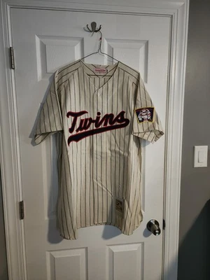 100% Authentic Mitchell & Ness Minnesota Twins Harmon Killebrew Jersey Sz 46 L - Image 1 of 4