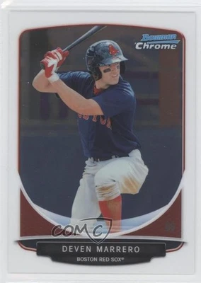 2013 Bowman Chrome Prospects Deven Marrero (Leg Kick) #BCP120 - Image 1 of 2