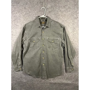 Eddie Bauer Elkhorn Twill Shirt Mens L Button Up Long Sleeve Outdoor Casual - Picture 1 of 6