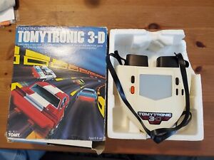Vintage 1983 Tomy Tomytronic 3D Thundering Turbo Handheld Electronic Game REPAIR