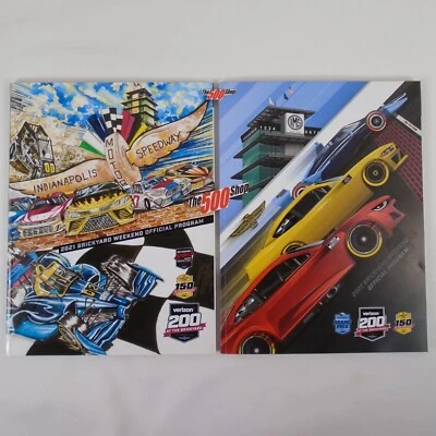 2021 & 2022 Brickyard Weekend Program Verizon 200 IndyCar GP Pennzoil 150 BC39 - Image 1 of 4