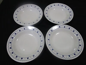 OXFORD ~ BRASILIEN ~ SET (4) 81/2" RAND SUPPENSCHÜSSELN ~ OXF8 ~ SEHR GUTER ZUSTAND - Bild 1 von 3