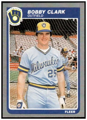 1985 Fleer #578 Bobby Clark NM - Image 1 of 2