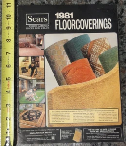 Vintage 1981 Sears Floorcoverings Catalog - Picture 1 of 10