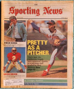 Mike Schmidt Retires, Deion Sanders, Bert Blyleven 1989 Sporting News Full Issue - Picture 1 of 5