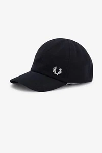 CAPPELLO BERRETTO UOMO FRED PERRY PIQUE HW1650 191953 NERO ORIGINALE PE 2023 - Picture 1 of 4