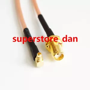 MMCX Male Right Angle to SMA Female connector RF Coax RG316 jumper cable Pigtail - Picture 1 of 6