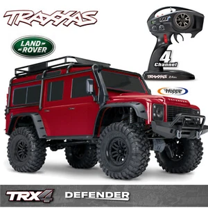 Traxxas TRX82256-4-Rouge TRX-4 LR Defender 1/10 Crawler RTR Brushed Clipless - Imagen 1 de 11