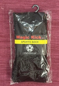 Soccer Socks Magic Kick For Kids/Youth/Junior Size (Black) - Colors Available - Picture 1 of 4