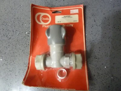 Lote de trabalho de torneira de plástico Opella 22mm x 10 @ £ 2,50 cada (novo estoque antigo) - Imagem 1 de 4