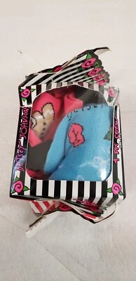 Betsey Johnson Holiday Candy Calcetín Set de Regalo Pan de Jengibre Calavera Labios Talla 9/11 Nuevo en Caja Foto 1 de 4