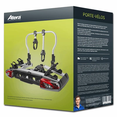 Porte-vélo Atera Strada Evo pour 2 vélos TOP - Photo 1/4