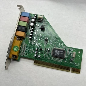 PCI Sound Card Cmedia AV511-6CH CMI8738/PCI-6CH-LX PCI Sound Card Vintage PC - Picture 1 of 11