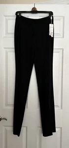 Pantalone Karla Akris Punto lana nero (piccolo foro) nuovo con etichetta taglia 4 - Foto 1 di 7