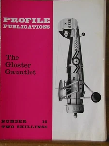 Profile Publications #10: GLOSTER GAUNTLET Pre-war British Biplane Fighter OOP - Picture 1 of 1