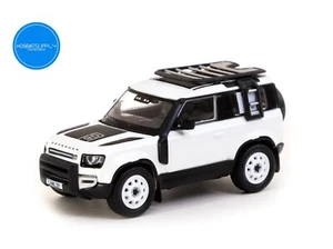 Tarmac Works 1/64 Land Rover Defender 90 White Metallic - Lamley Special Edition