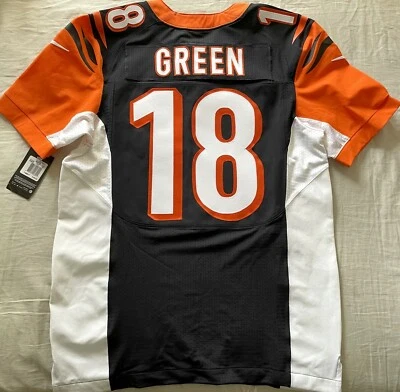 Camiseta AJ Green 2012 2016 Cincinnati Bengals auténtica Nike Elite modelo de juego nueva con etiquetas Foto 1 de 4