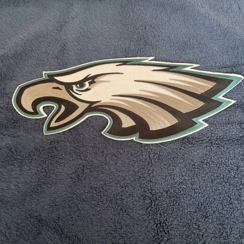 Huge 11” X 4.75” PHILADELPHIA EAGLES LOGO PATCH JACKET PATCH Cover