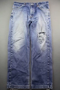 Pantalones de mezclilla vintage para hombre Levi's 505 2002 pierna recta hechos en EE. UU. talla 35x32 (Msr 35x27) - Imagen 1 de 10