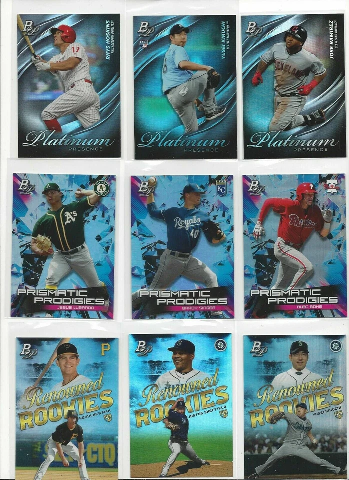 2019 BOWMAN PLATINUM INSERTS ( ROOKIES, STARS ) ALL LISTED - WHO DO YOU NEED!! - Image 1 of 1