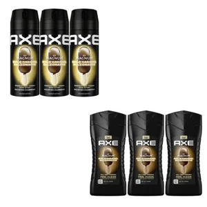 6tlg. Set | Axe Magnum Gold Caramel Billionaire 3in1 Duschgel & Deospray - Photo 1/3