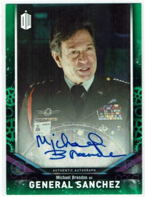 Doctor Who Signature Series 2018 Auto DWA-MB Michael Brandon as Sanchez #01/50 - Image 1 of 2
