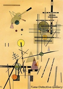"Stringhe" di Wassily Kandinsky - Stampa d'arte astratta - Foto 1 di 1