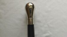 NEW QUALITY NICKEL BALL KNOB HANDLED SILVER WOODEN WALKING STICK