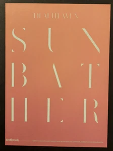 DEAFHEAVEN "Sunbather" post metallo nero ~ stampa rivista/annuncio promo 2013 - Foto 1 di 1